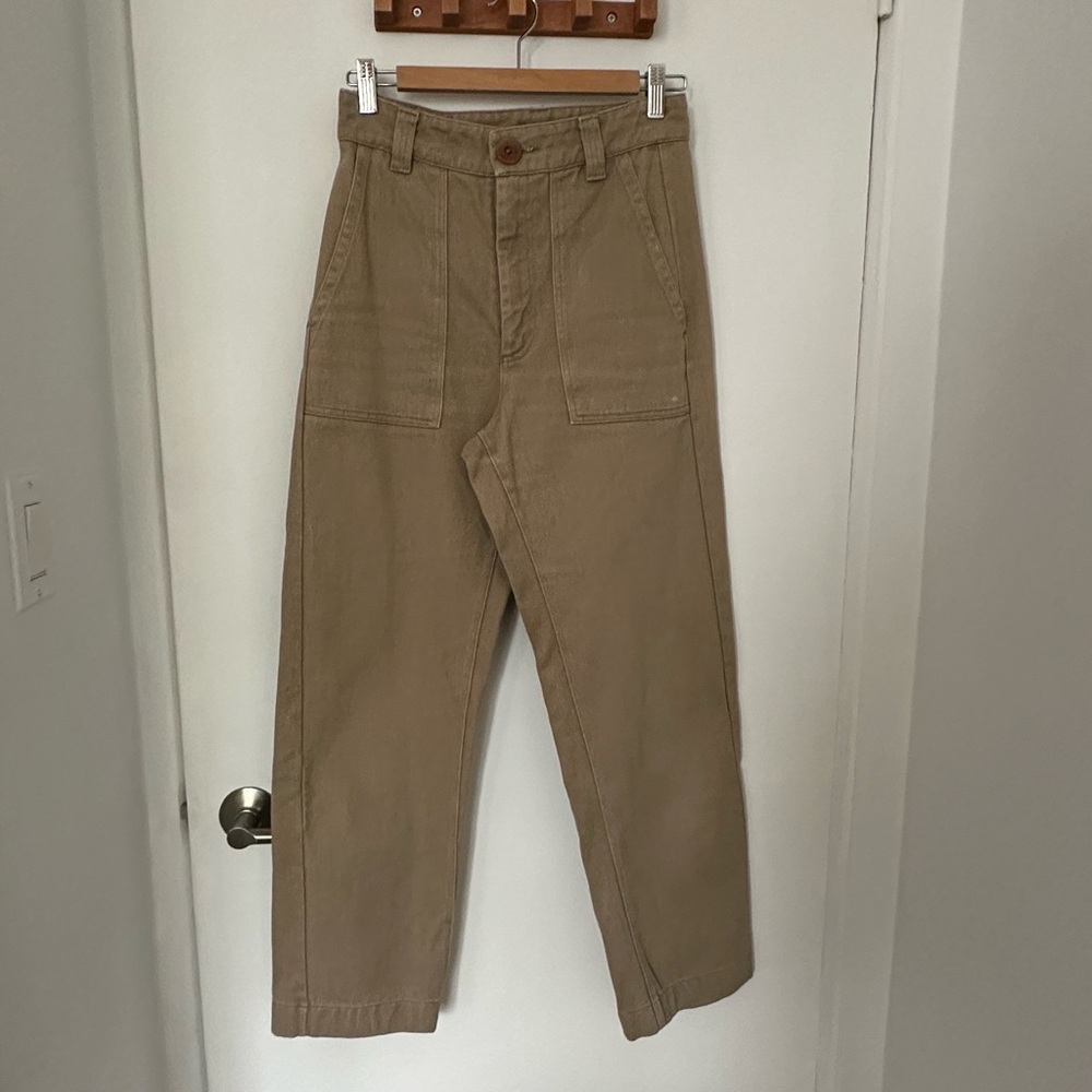 Beaton Linen Women's Tan Trousers